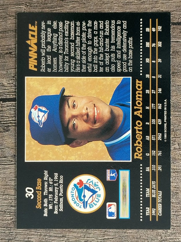 1993 Pinnacle #30 Roberto Alomar