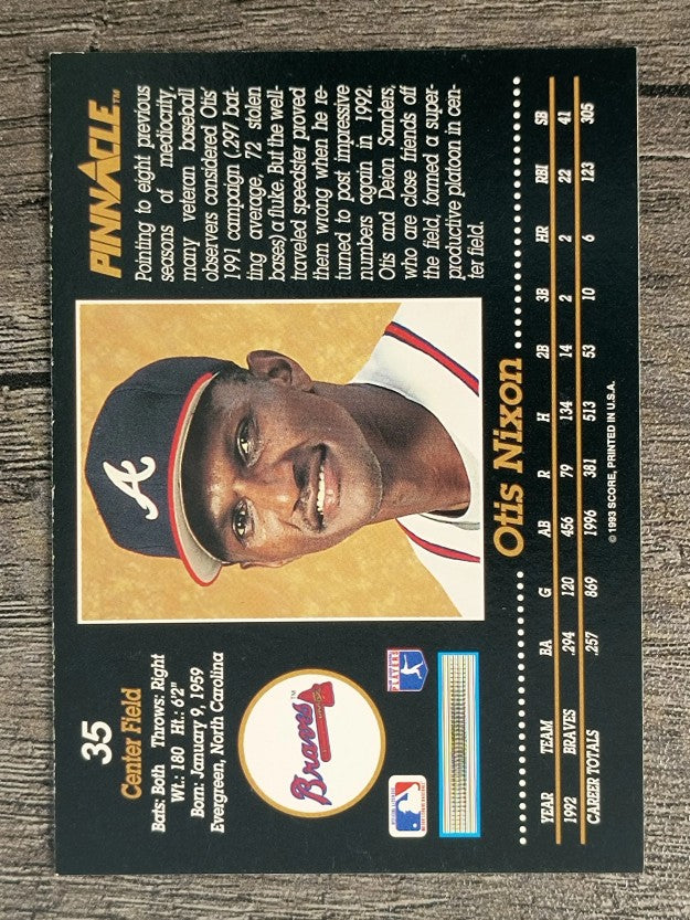 1993 Pinnacle #35 Otis Nixon
