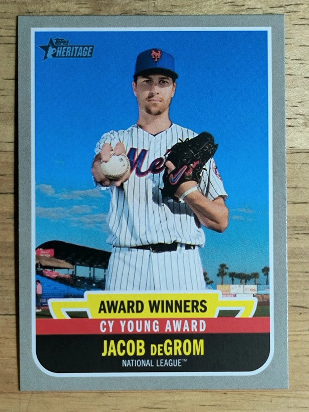 2019 Topps Heritage Award Winners #AW4 Jacob deGrom