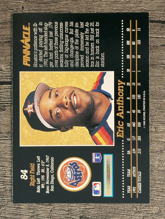 1993 Pinnacle #84 Eric Anthony
