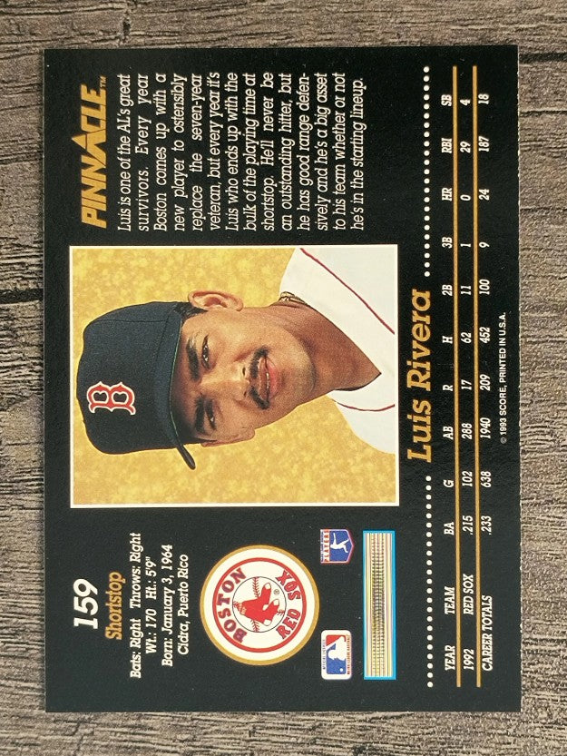1993 Pinnacle #159 Luis Rivera
