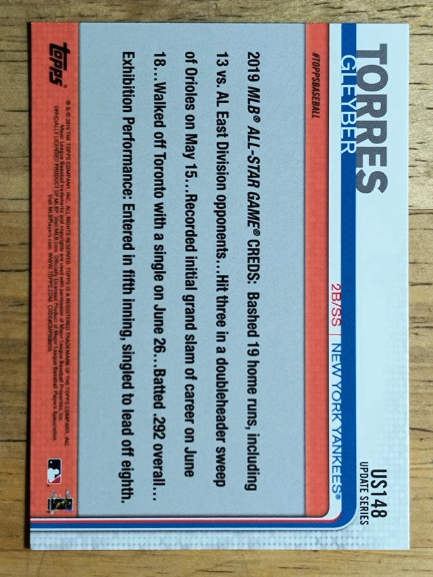 2019 Topps Update #US148 Gleyber Torres AS