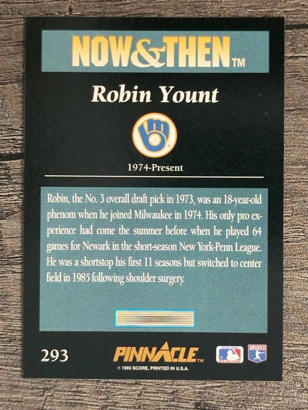1993 Pinnacle #293 Robin Yount NT