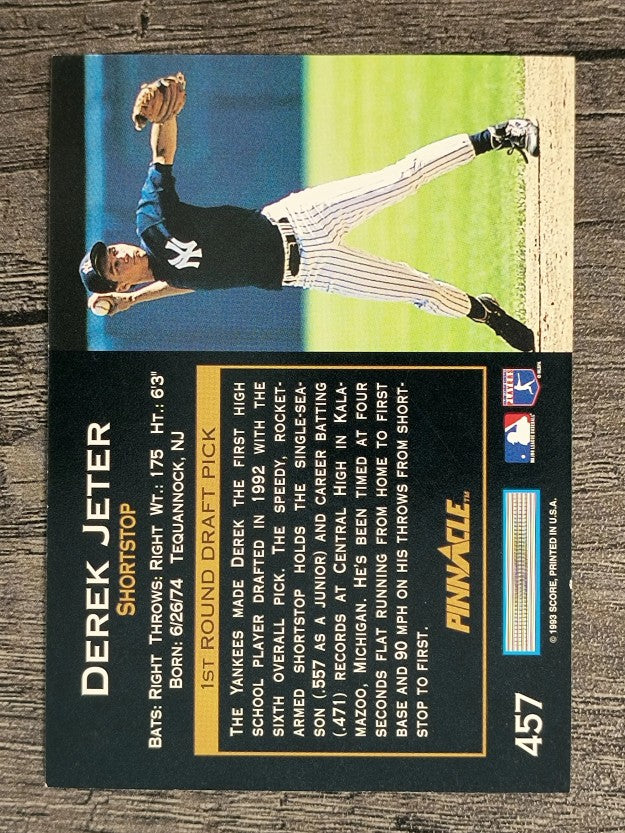 1993 Pinnacle #457 Derek Jeter RC