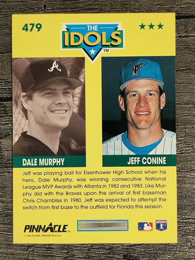 1993 Pinnacle #479 Jeff Conine/Dale Murphy