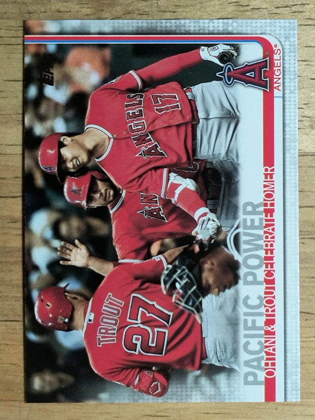 2019 Topps Update #US189 Mike Trout/Shohei Ohtani