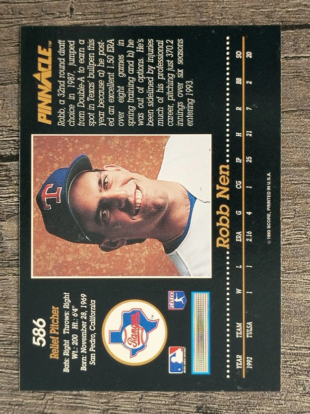 1993 Pinnacle #586 Robb Nen