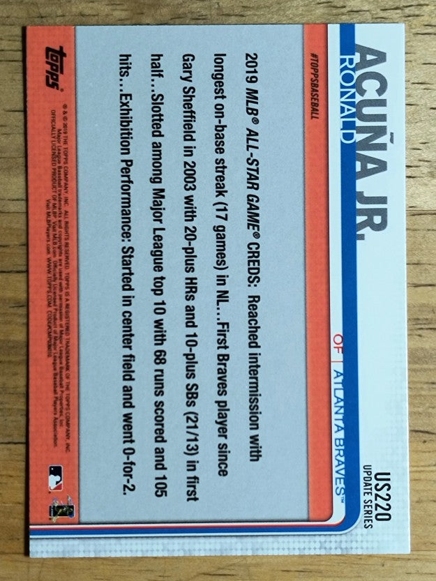 2019 Topps Update #US220 Ronald Acuna Jr. AS