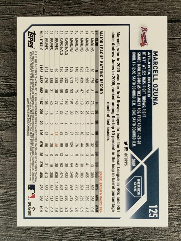 2023 Topps Rainbow Foil #125 Marcell Ozuna