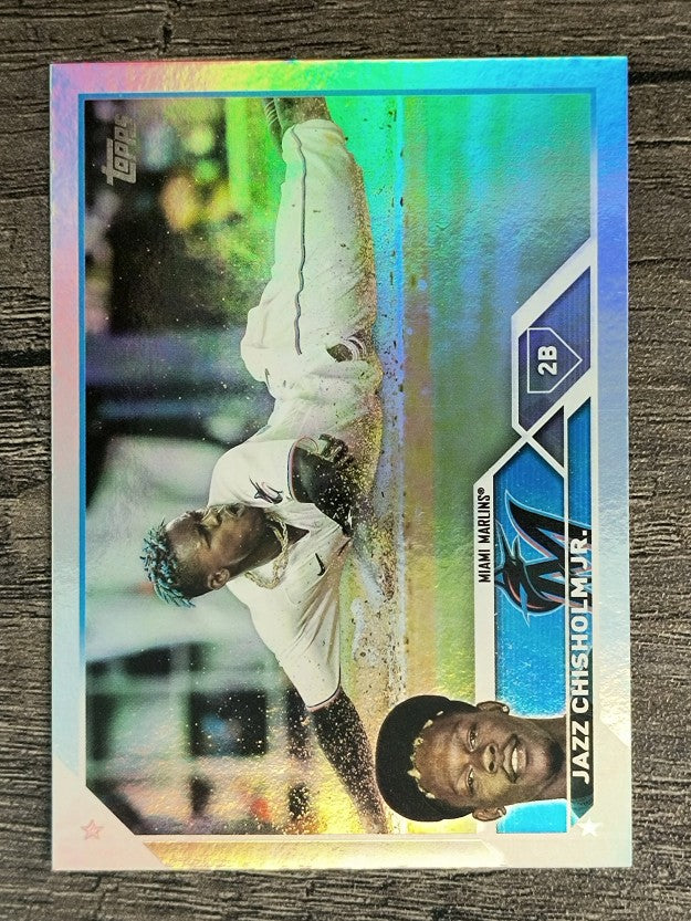 2023 Topps Rainbow Foil #172 Jazz Chisholm Jr.