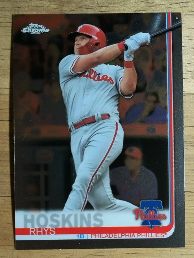 2019 Topps Chrome #195 Rhys Hoskins