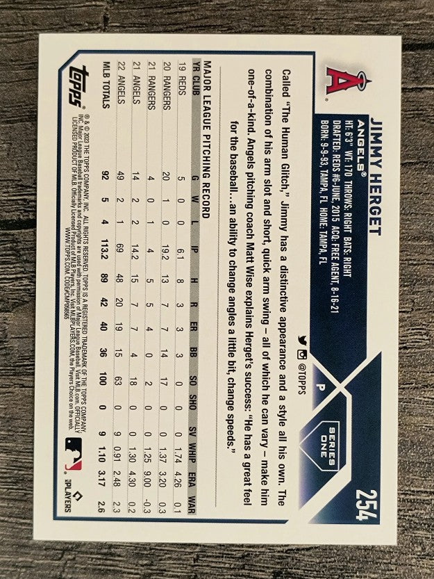 2023 Topps Rainbow Foil #254 Jimmy Herget