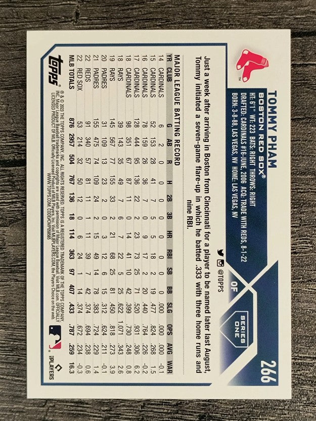 2023 Topps Rainbow Foil #266 Tommy Pham