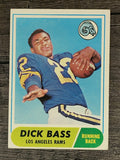 1968 Topps #2 Dick Bass (EX)