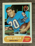 1968 Topps #19 Keith Lincoln (VG)
