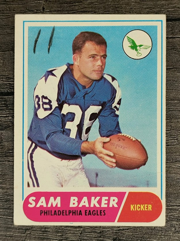 1968 Topps #32 Sam Baker (GOOD)