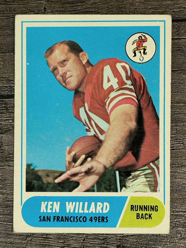 1968 Topps #34 Ken Willard (VG)