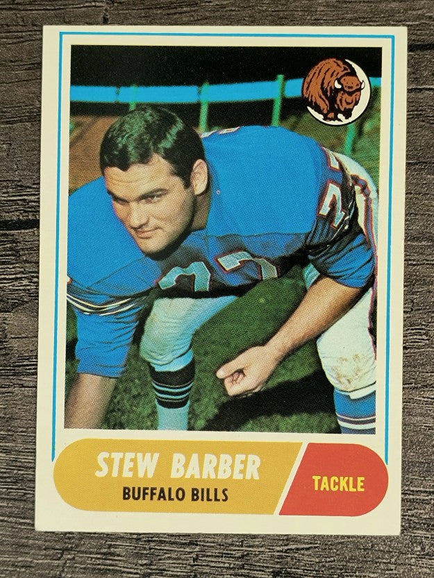 1968 Topps #44 Stew Barber (VGEX)