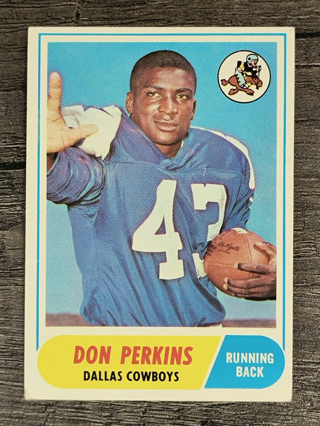 1968 Topps #50 Don Perkins (VGEX)