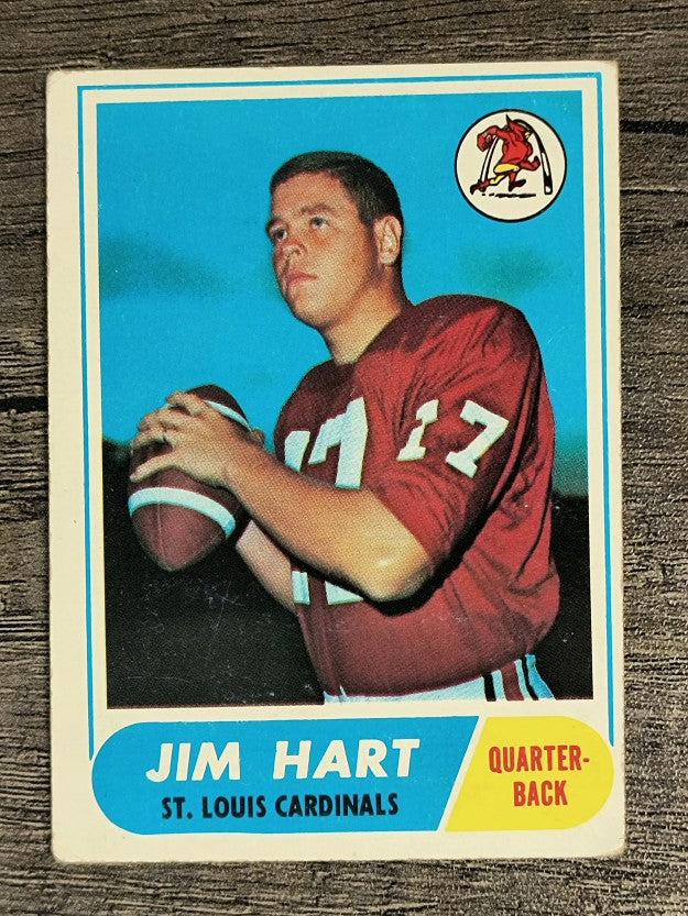 1968 Topps #60 Jim Hart RC (VG)