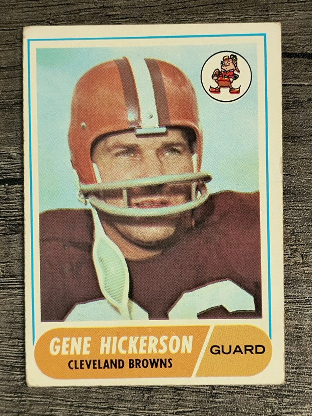 1968 Topps #76 Gene Hickerson (VG)