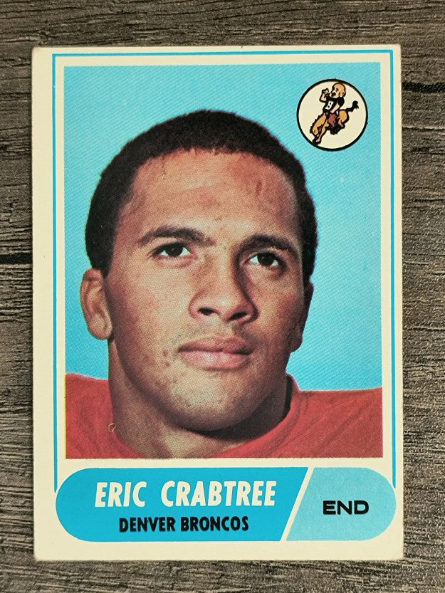 1968 Topps #95 Eric Crabtree RC (VGEX)