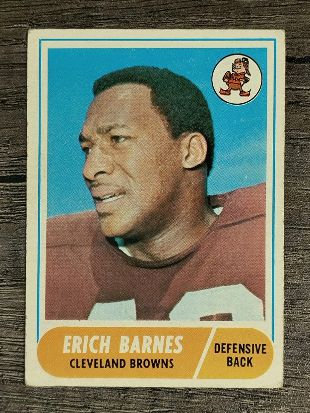1968 Topps #102 Erich Barnes (VGEX)