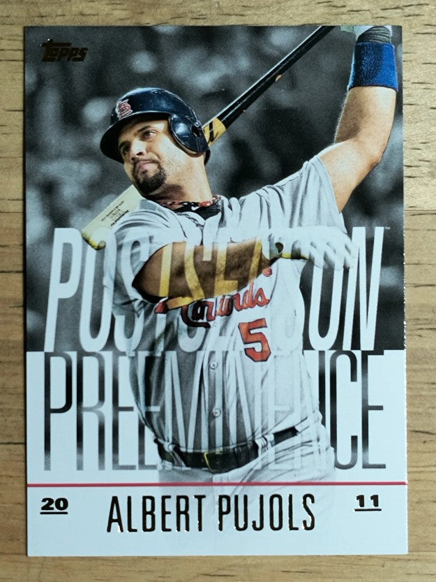 2018 Topps Update Postseason Preeminence #PO19 Albert Pujols