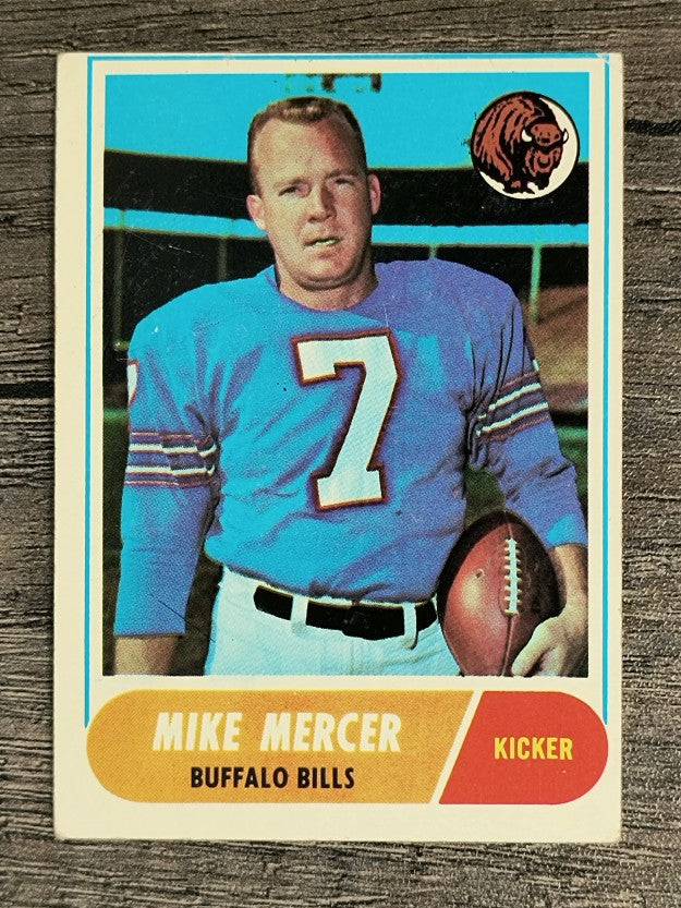 1968 Topps #123 Mike Mercer (VGEX)