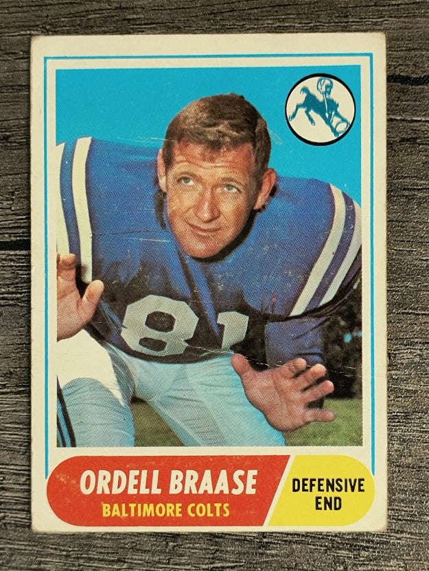 1968 Topps #126 Ordell Braase (GOOD)