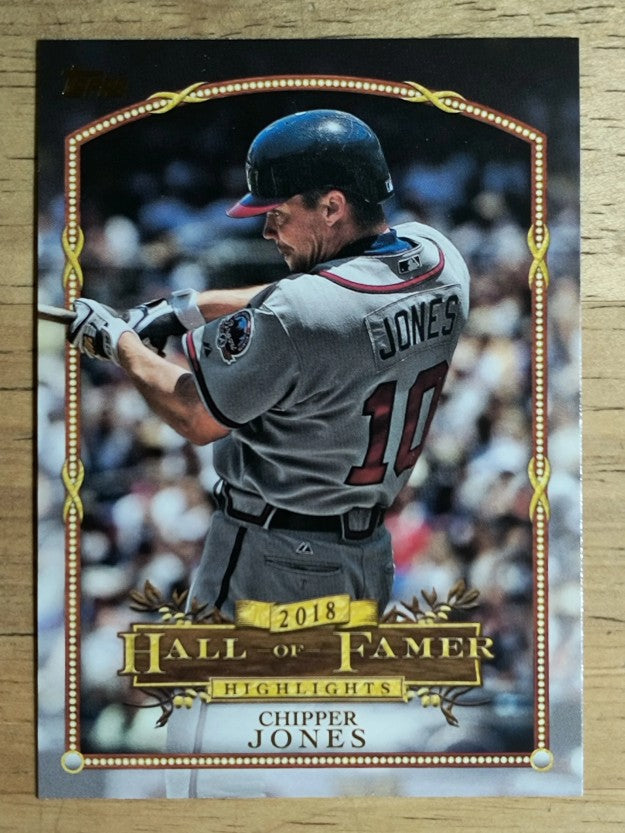2018 Topps Update Hall of Famer Highlights #HFH6 Chipper Jones
