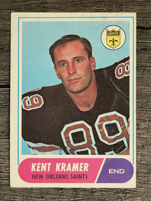 1968 Topps #134 Kent Kramer RC (POOR)