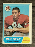 1968 Topps #138 Ken Gray (VGEX)