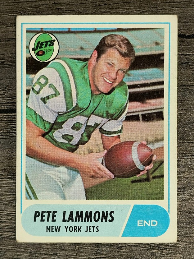 1968 Topps #143 Pete Lammons RC (VG)