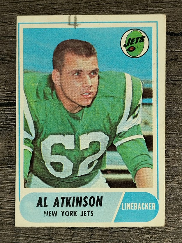 1968 Topps #195 Al Atkinson RC (GOOD)