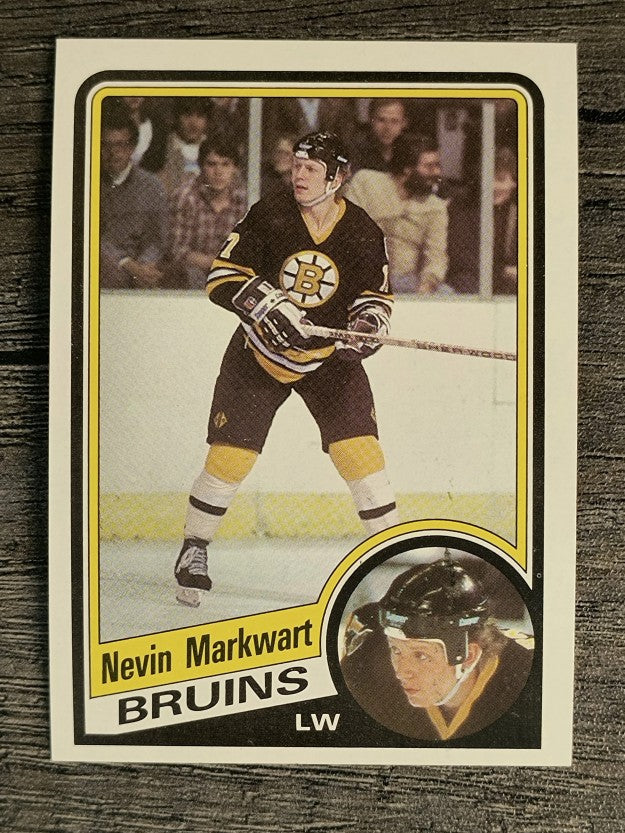 1984-85 Topps #7 Nevin Markwart RC