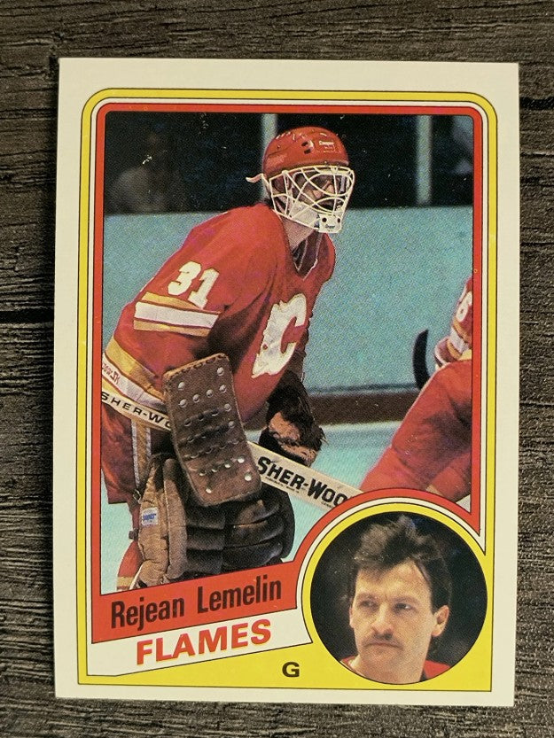 1984-85 Topps #25 Rejean Lemelin SP