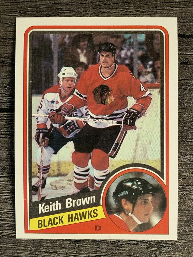1984-85 Topps #28 Keith Brown SP