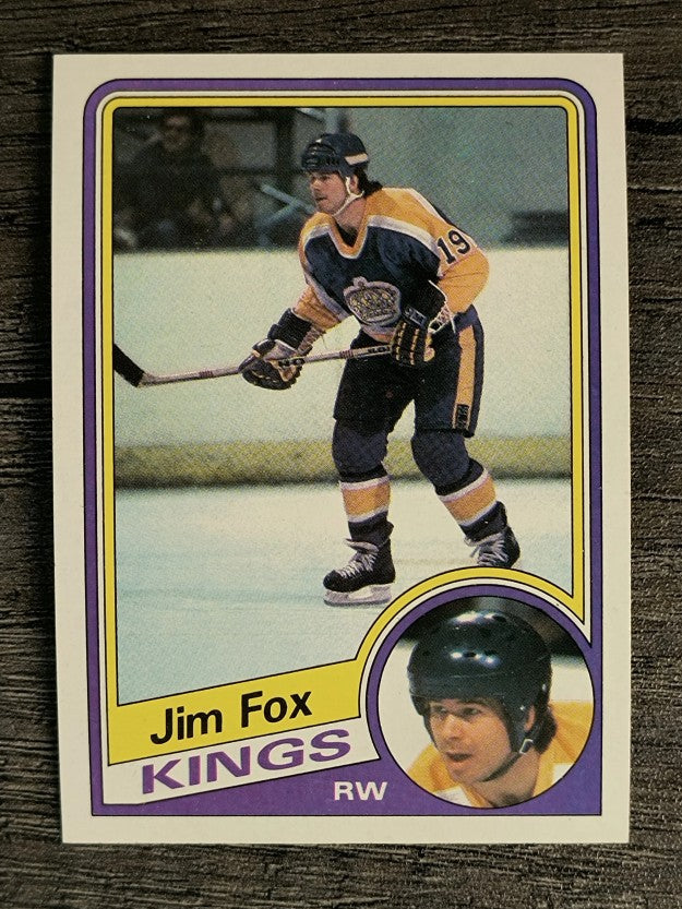 1984-85 Topps #66 Jim Fox SP