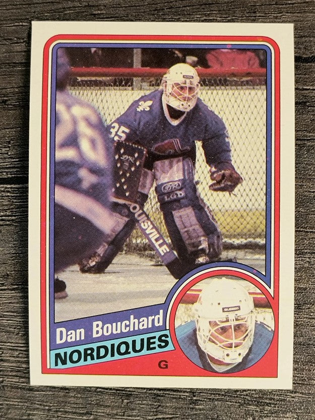 1984-85 Topps #128 Dan Bouchard SP