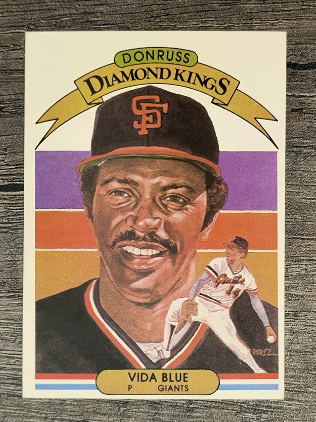 1982 Donruss #4 Vida Blue DK