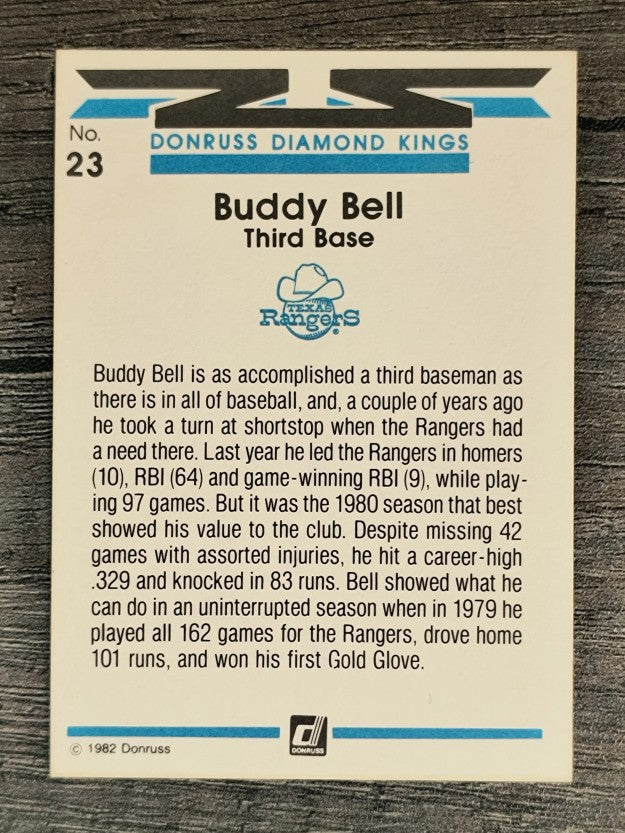 1982 Donruss #23 Buddy Bell DK