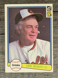 1982 Donruss #27 Earl Weaver MG