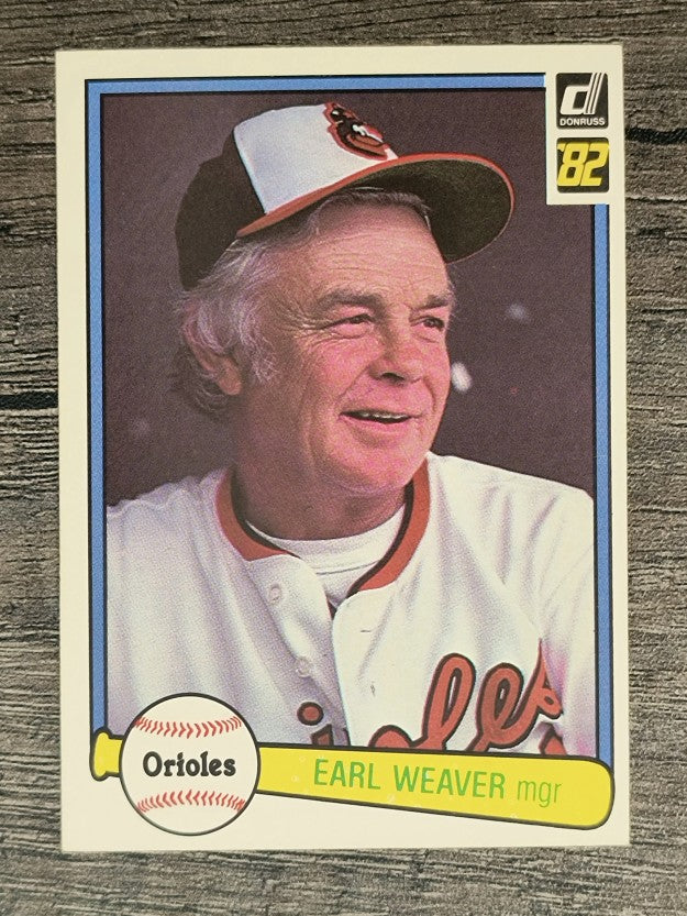1982 Donruss #27 Earl Weaver MG
