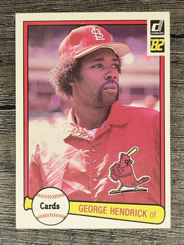 1982 Donruss #40 George Hendrick