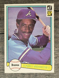 1982 Donruss #58 Claudell Washington