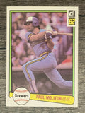 1982 Donruss #78 Paul Molitor
