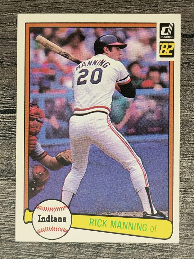 1982 Donruss #85 Rick Manning