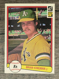 1982 Donruss #87 Brian Kingman