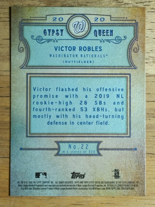 2020 Topps Gypsy Queen #22 Victor Robles